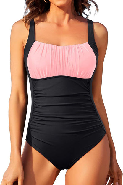 Chic Square Neck One-Piece by Sophie Laurie