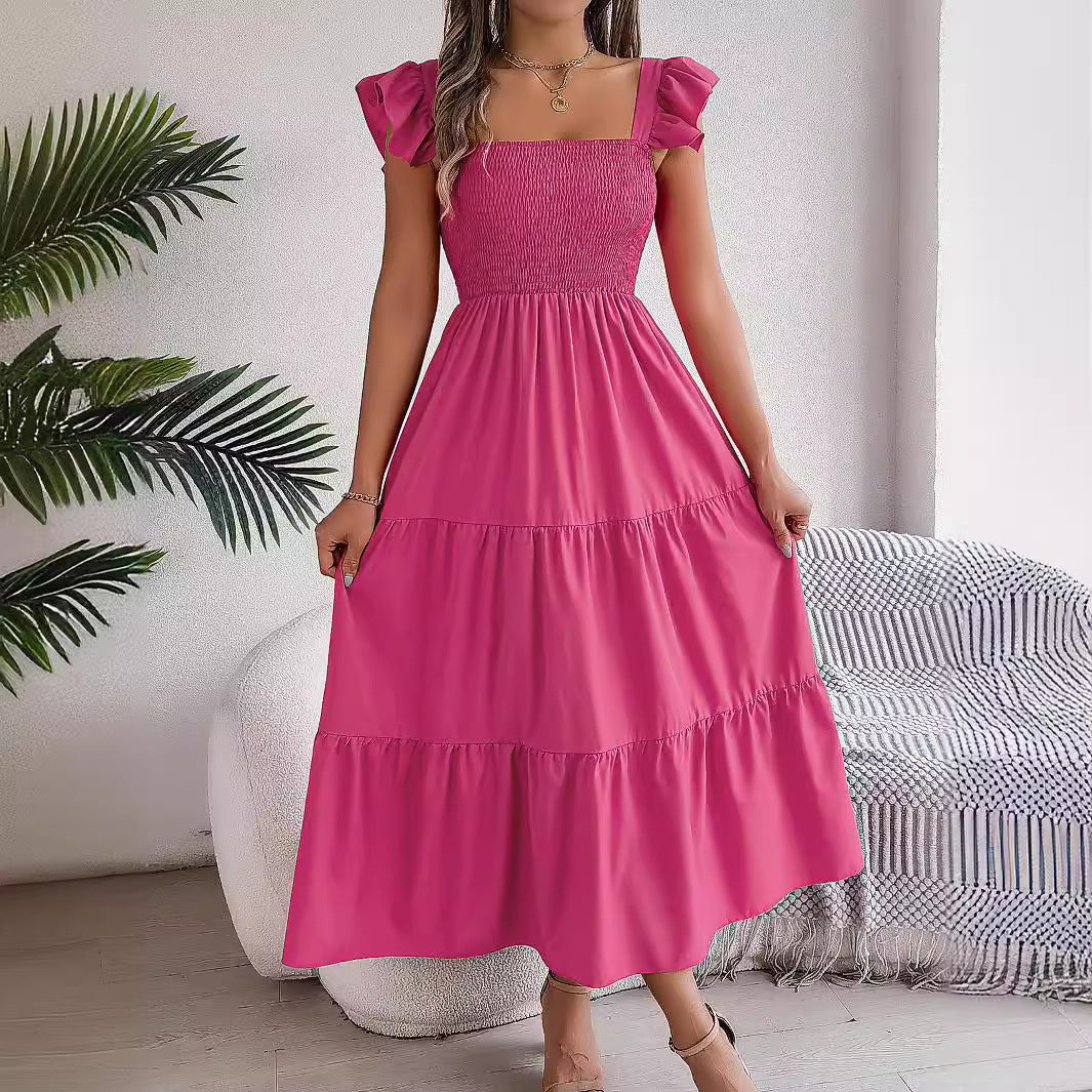 Elegant Sophie Laurie Sleeveless Midi Summer Dress