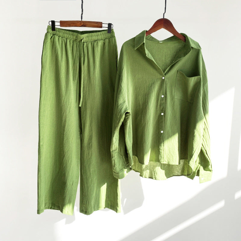 Relaxed Cotton Linen Set by Sophie Laurie