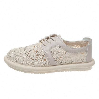 Breathable Crochet Sophie Laurie Casual Flat Shoes