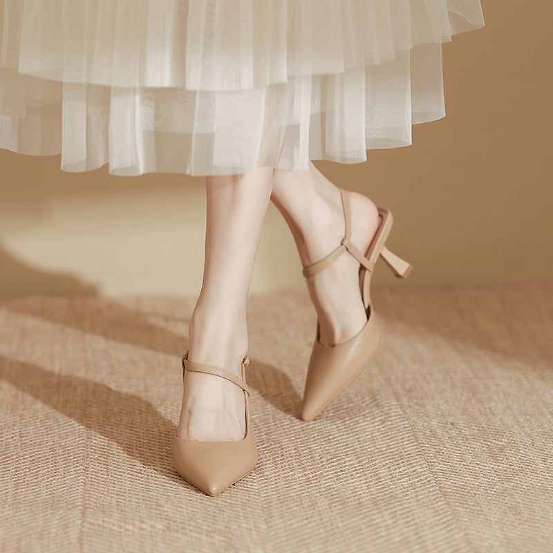 Elegant Sophie Laurie Pointed Toe High Heel Sandals
