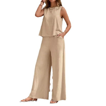 Elegant Loose Cotton Set by Sophie Laurie