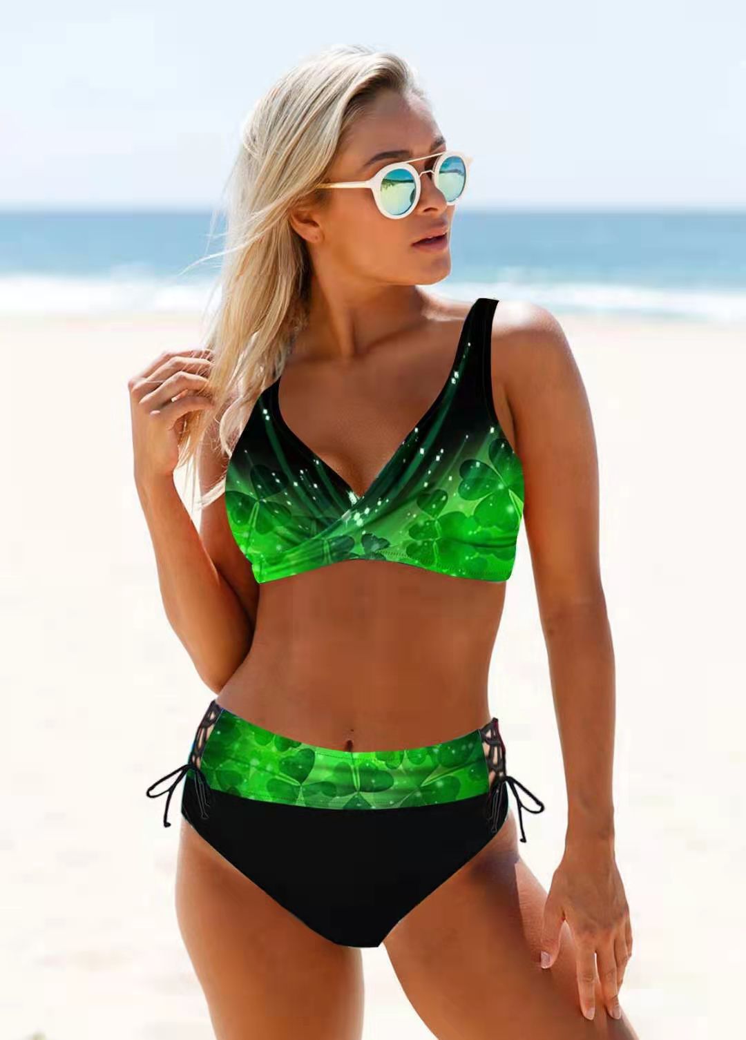 Vibrant High Waist Bikini by Sophie Laurie