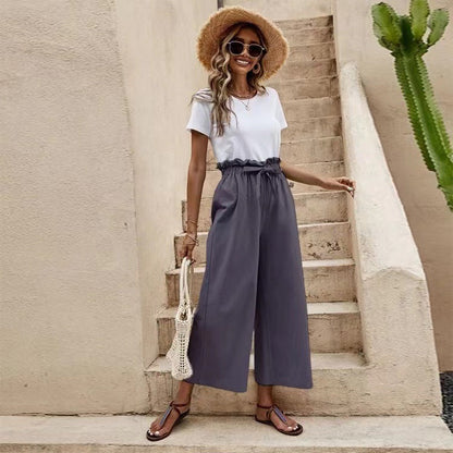 Pinterest-Inspired Sophie Laurie Linen Wide Leg Pants