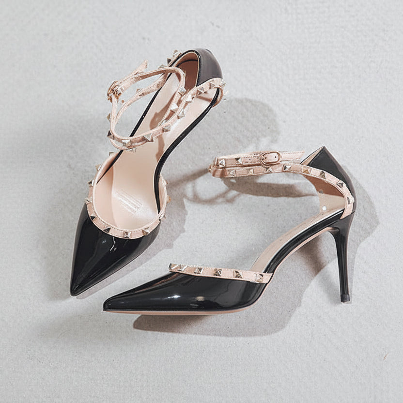 Chic Rivet High Heels by Sophie Laurie