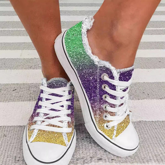 Gradient Canvas Sneakers by Sophie Laurie