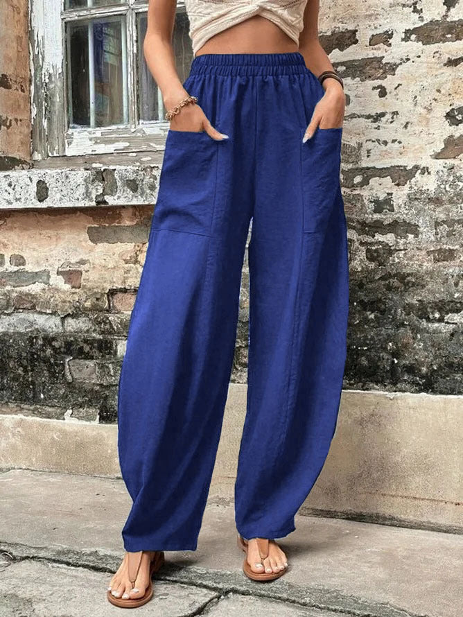 Relaxed Fit Sophie Laurie Harem Pants with Pockets