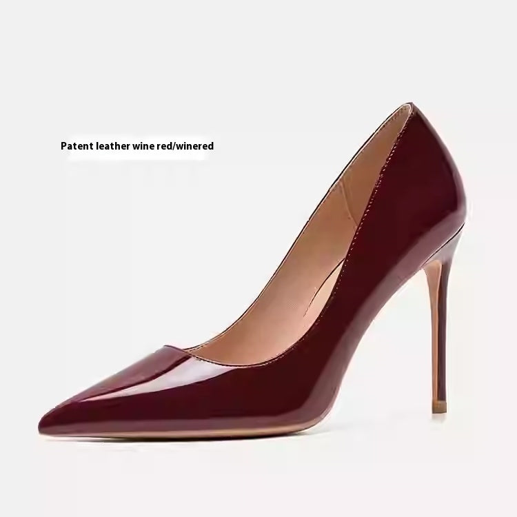 Elegant Sophie Laurie Leather Stiletto Heels