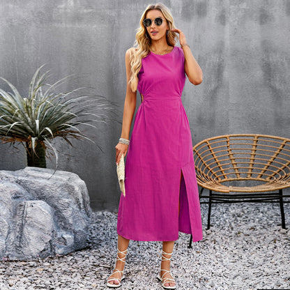 Chic Sophie Laurie Sleeveless Summer Midi Dress