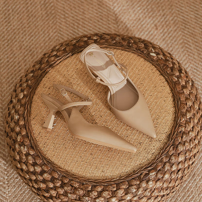 Elegant Sophie Laurie Pointed Toe High Heel Sandals
