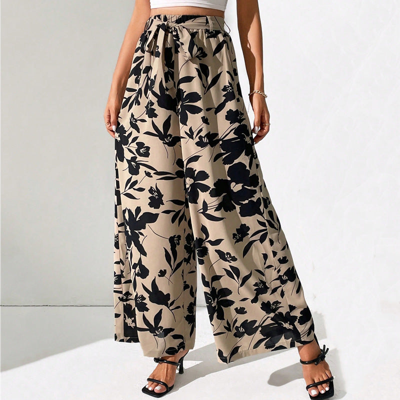 Floral High Waist Wide Leg Pants by Sophie Laurie