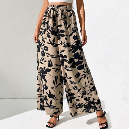 Floral High Waist Wide Leg Pants by Sophie Laurie