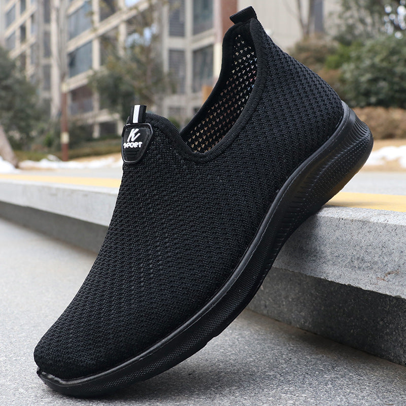 Breathable Sophie Laurie Men's Flyknit Sneakers