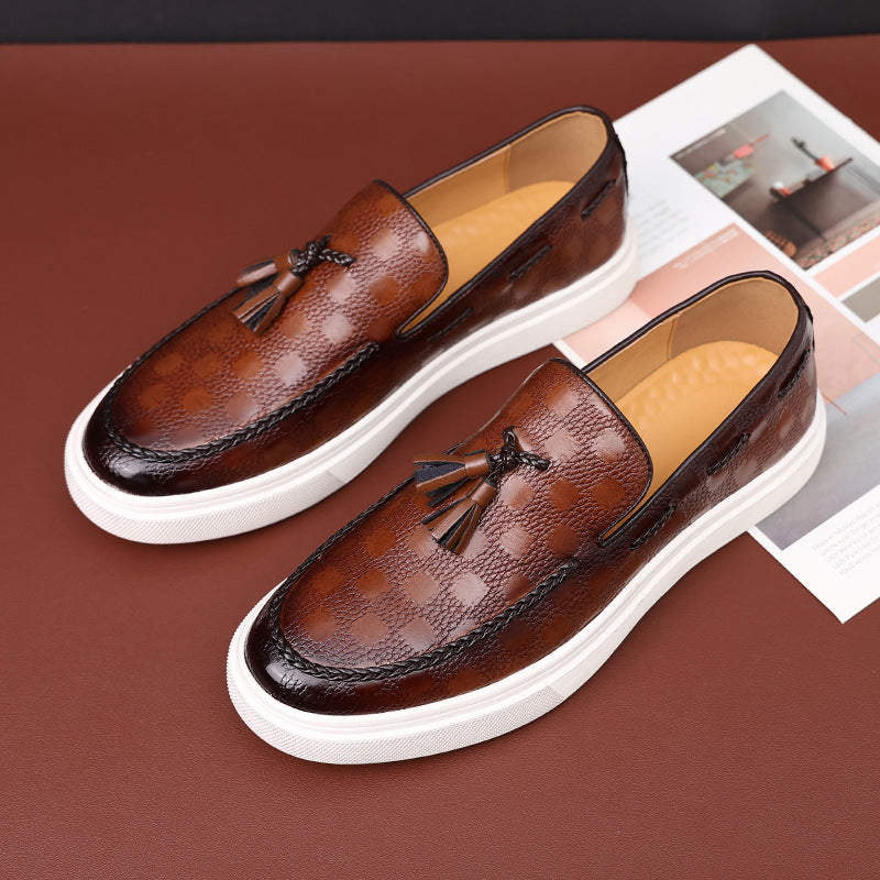 Versatile Sophie Laurie Men's Tassel Slip-On Loafers