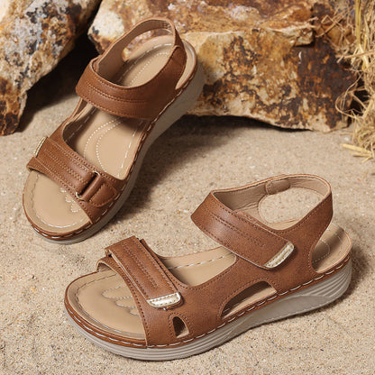 Comfort Wedge Sophie Laurie Plus Size Sandals