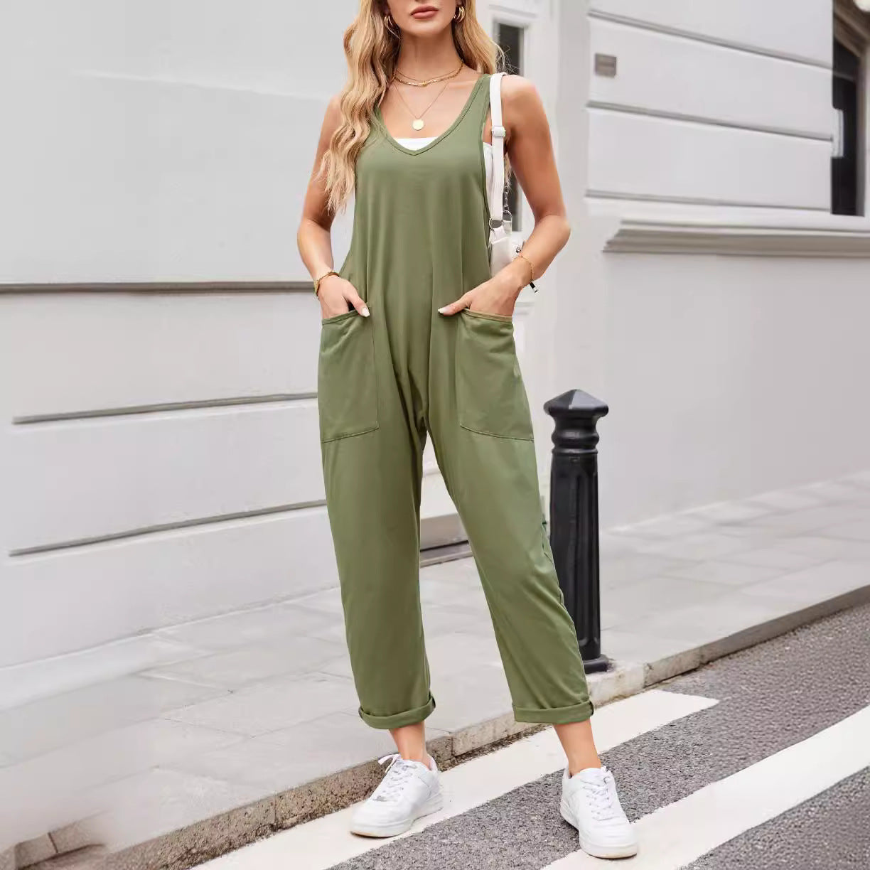Pinterest-Inspired Sophie Laurie Pocket Jumpsuit