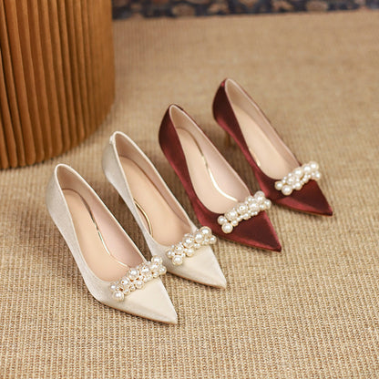 Elegant Sophie Laurie Rhinestone Wedding Heels