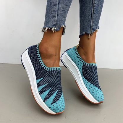 Pinterest-Inspired Sophie Laurie Wedge Sneakers