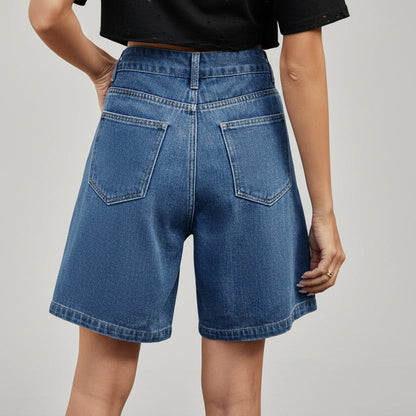Adjustable Waist Denim Shorts Sophie Laurie Women’s
