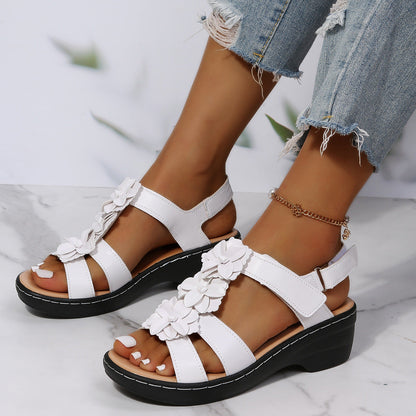 Floral Comfort Sophie Laurie Wedge Sandals