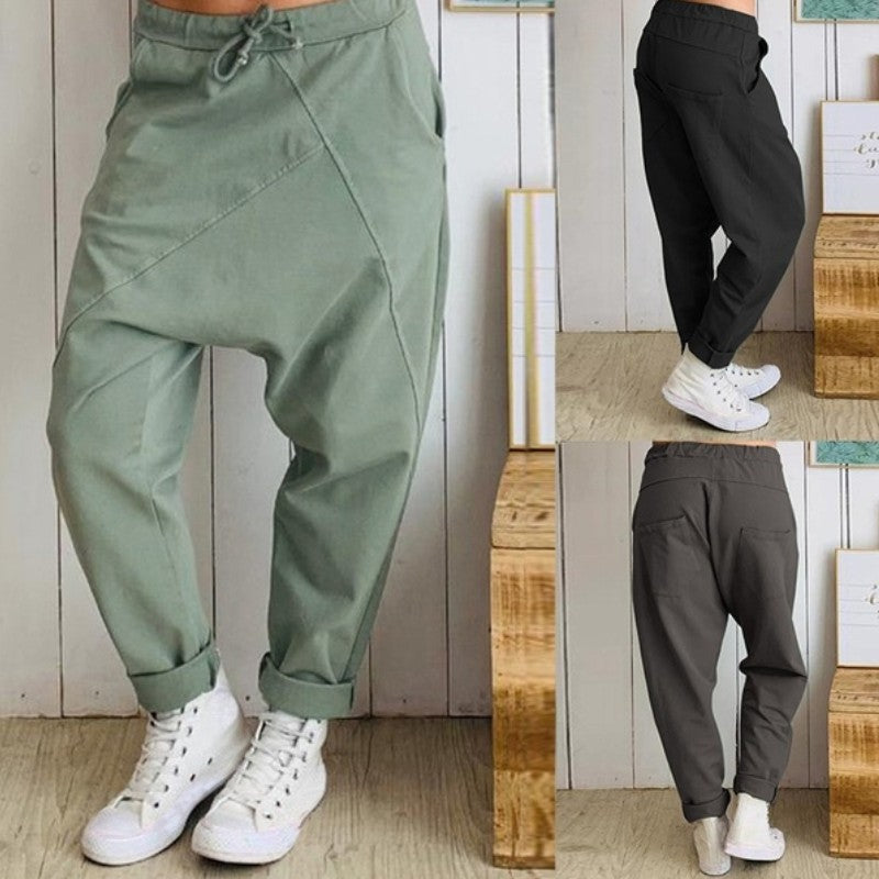 Relaxed Fit Sophie Laurie Cotton Harem Pants