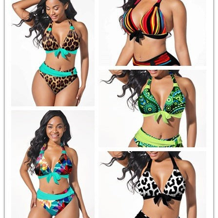Colorful Plus Size Bikini by Sophie Laurie