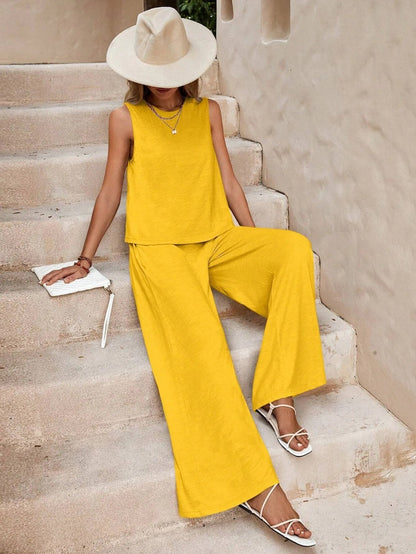Elegant Loose Cotton Set by Sophie Laurie