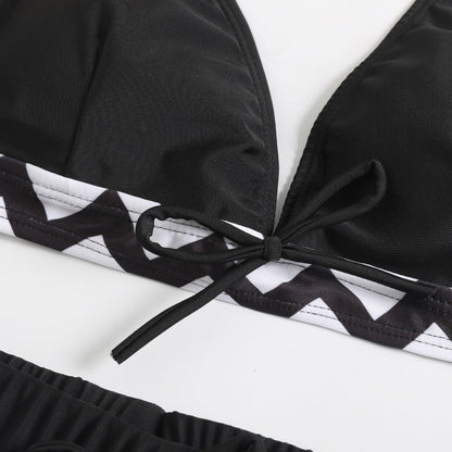 Chic Zigzag Sophie Laurie Bikini Set with Shorts