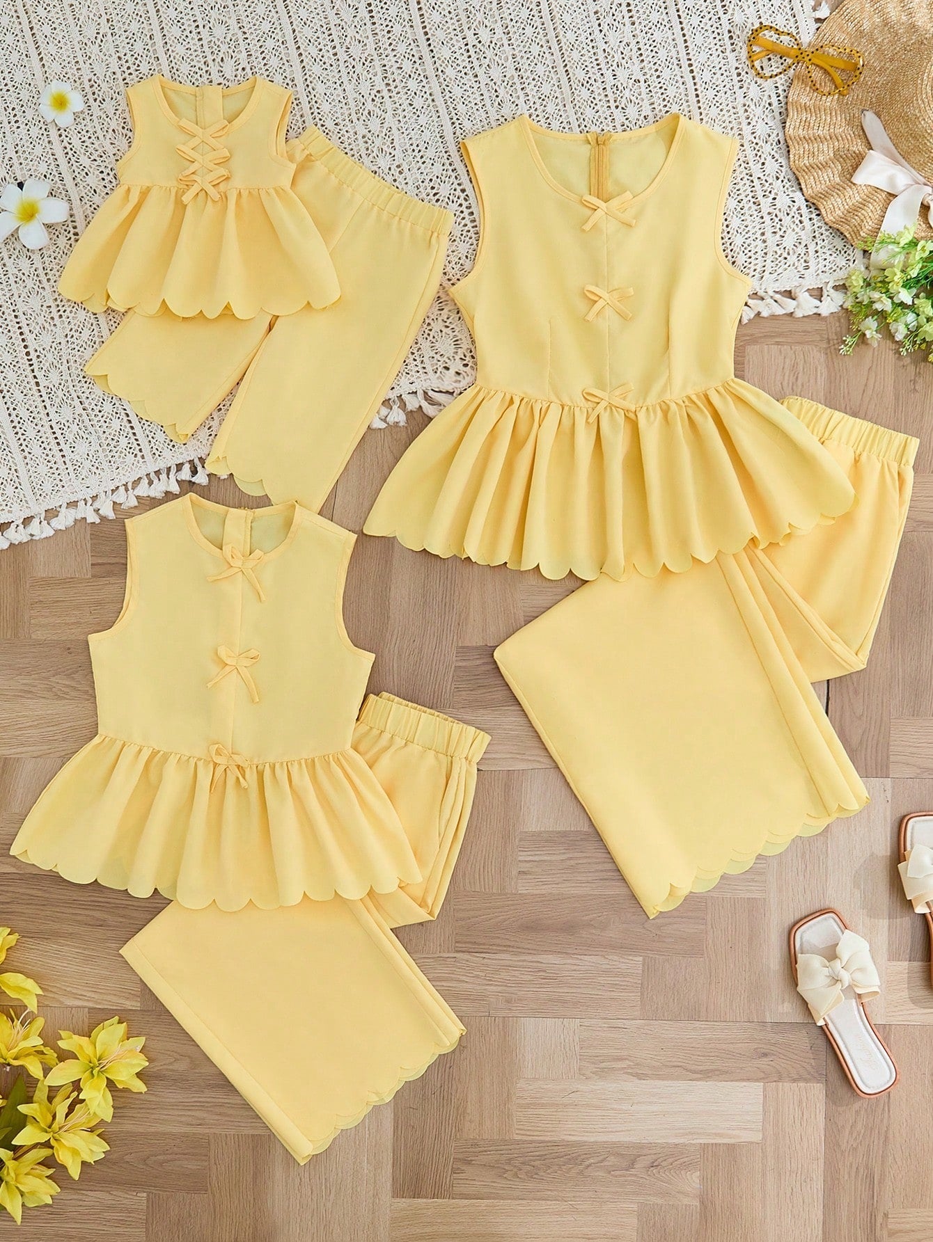 Chic Yellow Sophie Laurie Two Piece Set