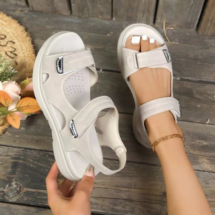 Vintage Comfort Wedge Sandals by Sophie Laurie