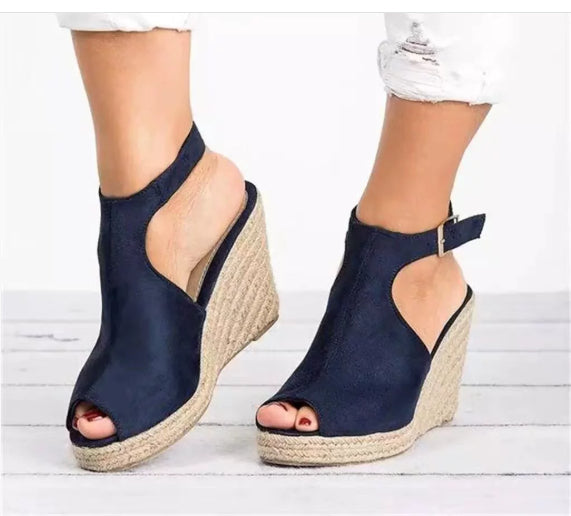 Chic Platform Wedge Sandals Sophie Laurie