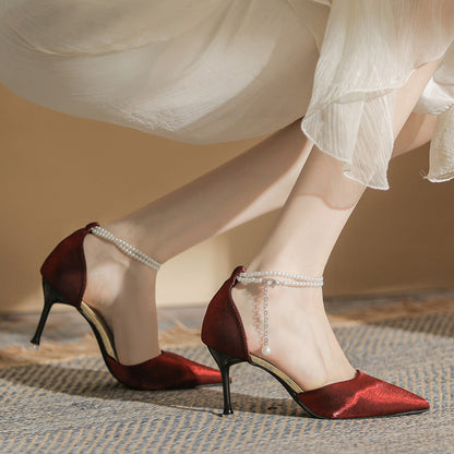 Elegant Sophie Laurie Stiletto Buckle Sandals