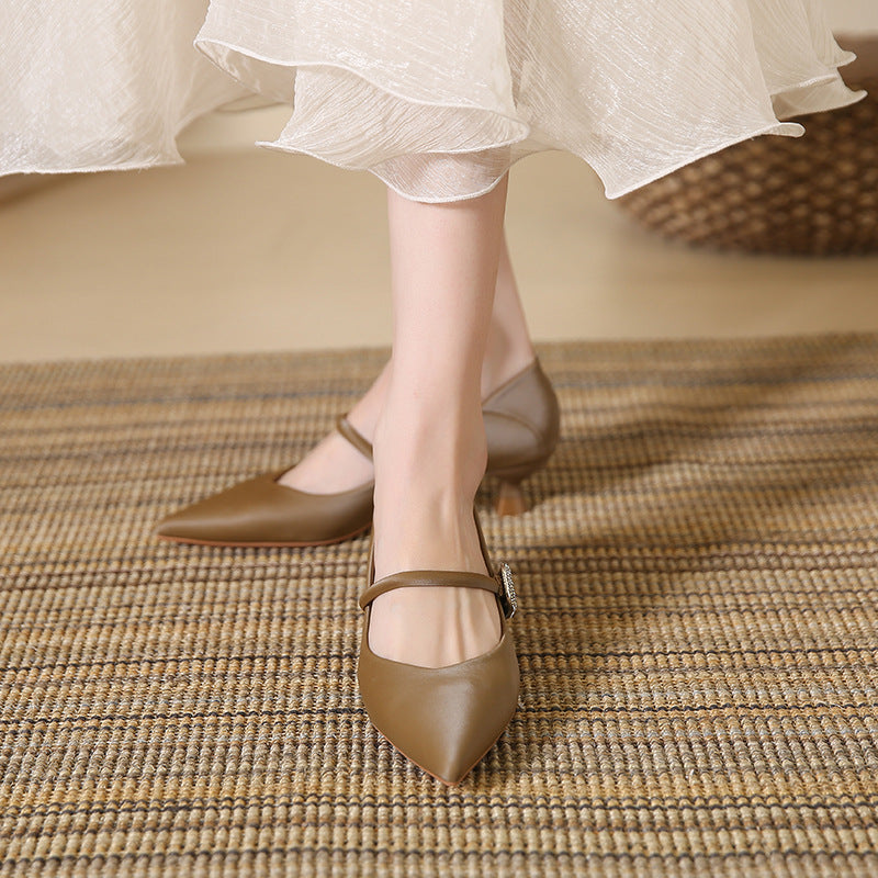 Elegant Rhinestone Heels by Sophie Laurie