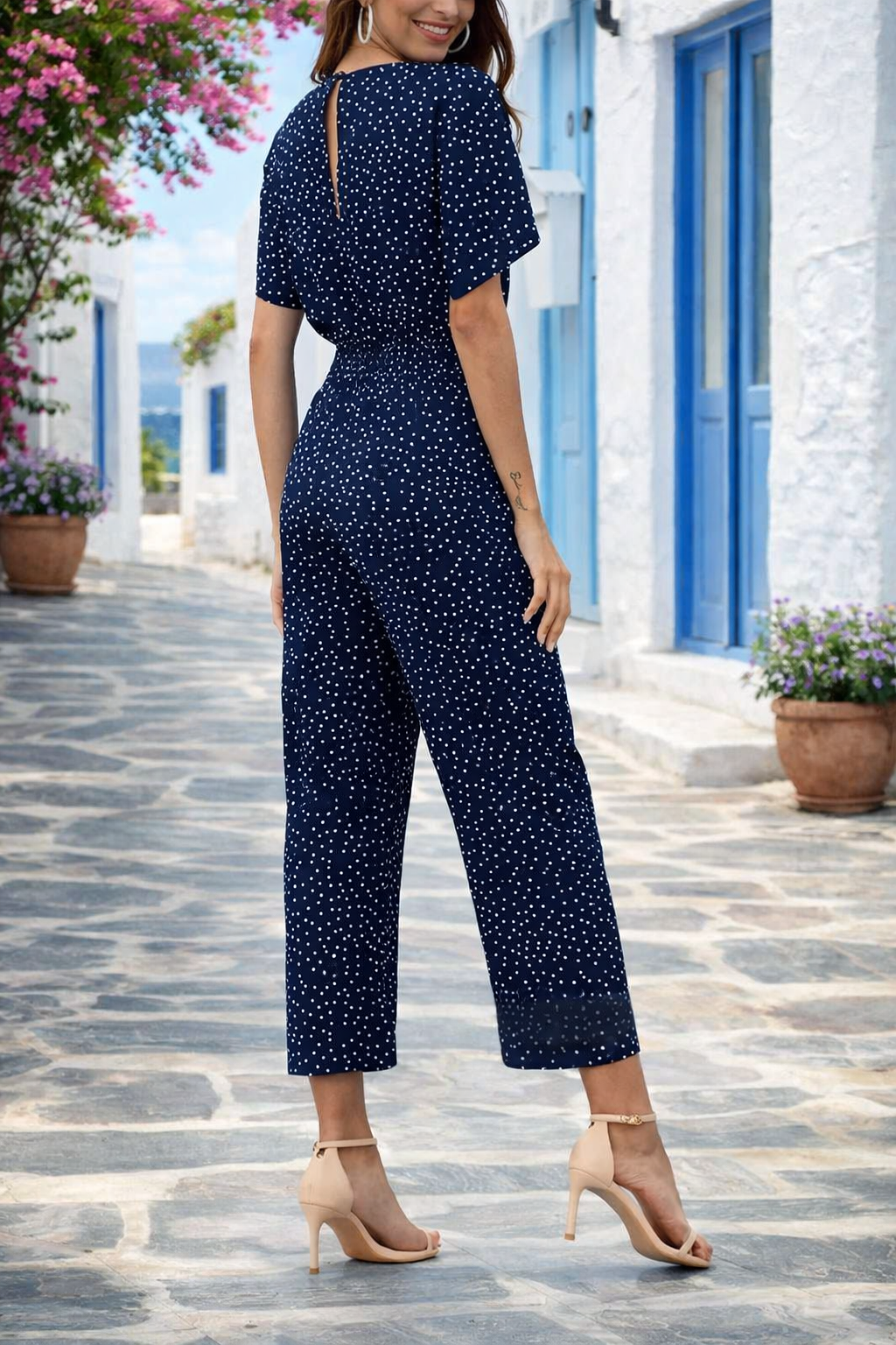 Chic Floral Sophie Laurie Pinterest-Inspired Jumpsuit