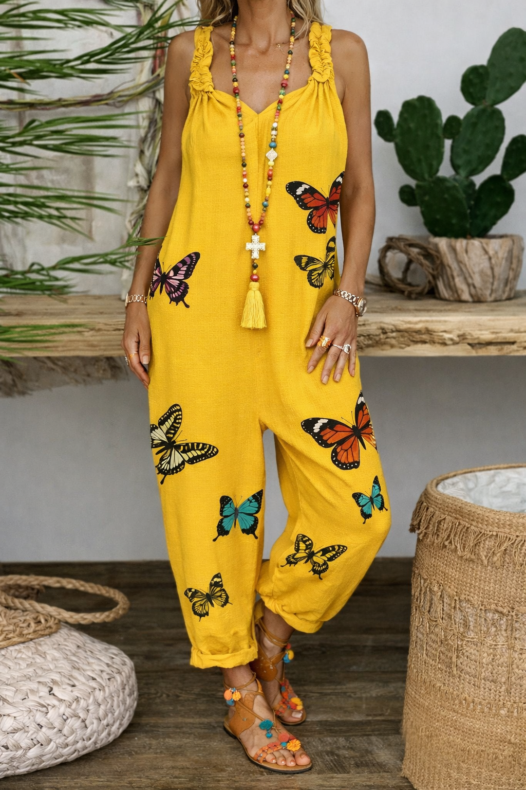 Vibrant Butterfly Sophie Laurie Jumpsuit