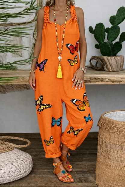 Vibrant Butterfly Sophie Laurie Jumpsuit