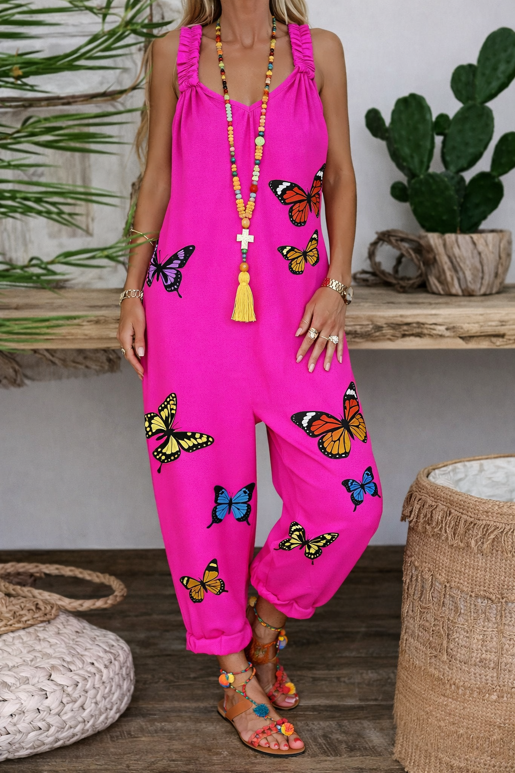 Vibrant Butterfly Sophie Laurie Jumpsuit