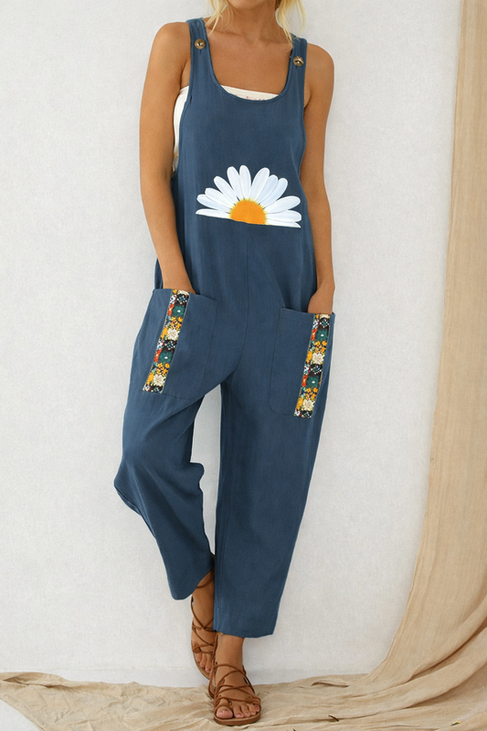Vintage Daisy Sophie Laurie Pinterest-Inspired Jumpsuit