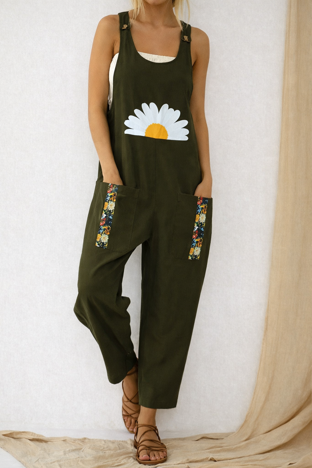 Vintage Daisy Sophie Laurie Pinterest-Inspired Jumpsuit