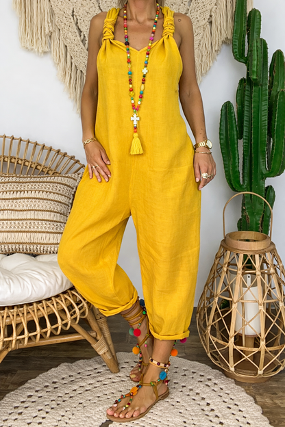 Vibrant Cotton Jumpsuit by Sophie Laurie