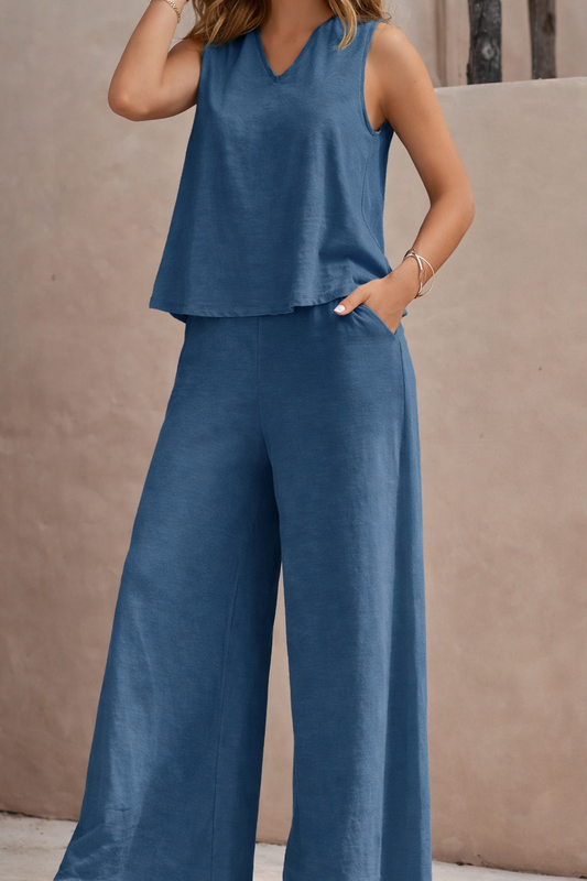 Chic Summer Sophie Laurie Wide Leg Pants Set