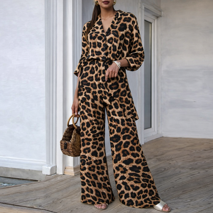 Leopard Print Loose Set by Sophie Laurie