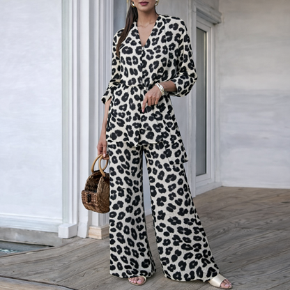 Leopard Print Loose Set by Sophie Laurie