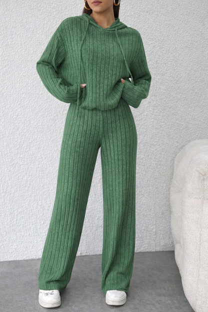 Cozy Striped Sophie Laurie Hoodie Lounge Set