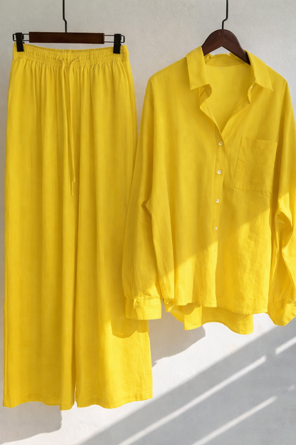 Relaxed Cotton Linen Set by Sophie Laurie