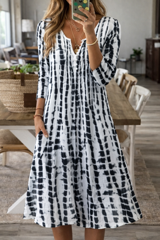 Chic A-Line Sophie Laurie Everyday Midi Dress