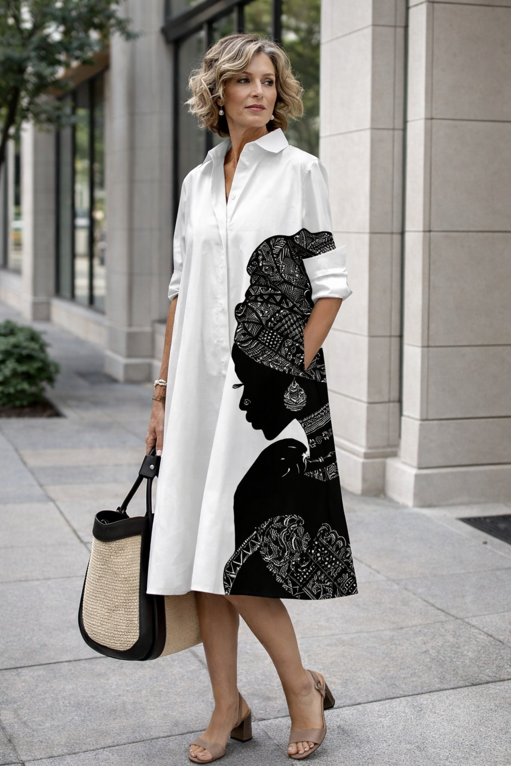 Vibrant Summer Shirt Dress by Sophie Laurie