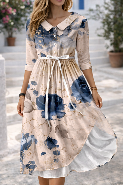 Elegant Floral Sophie Laurie Summer Dress