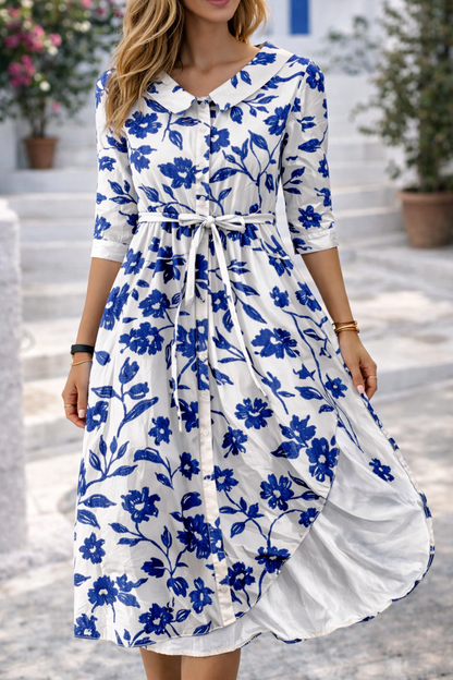 Elegant Floral Sophie Laurie Summer Dress