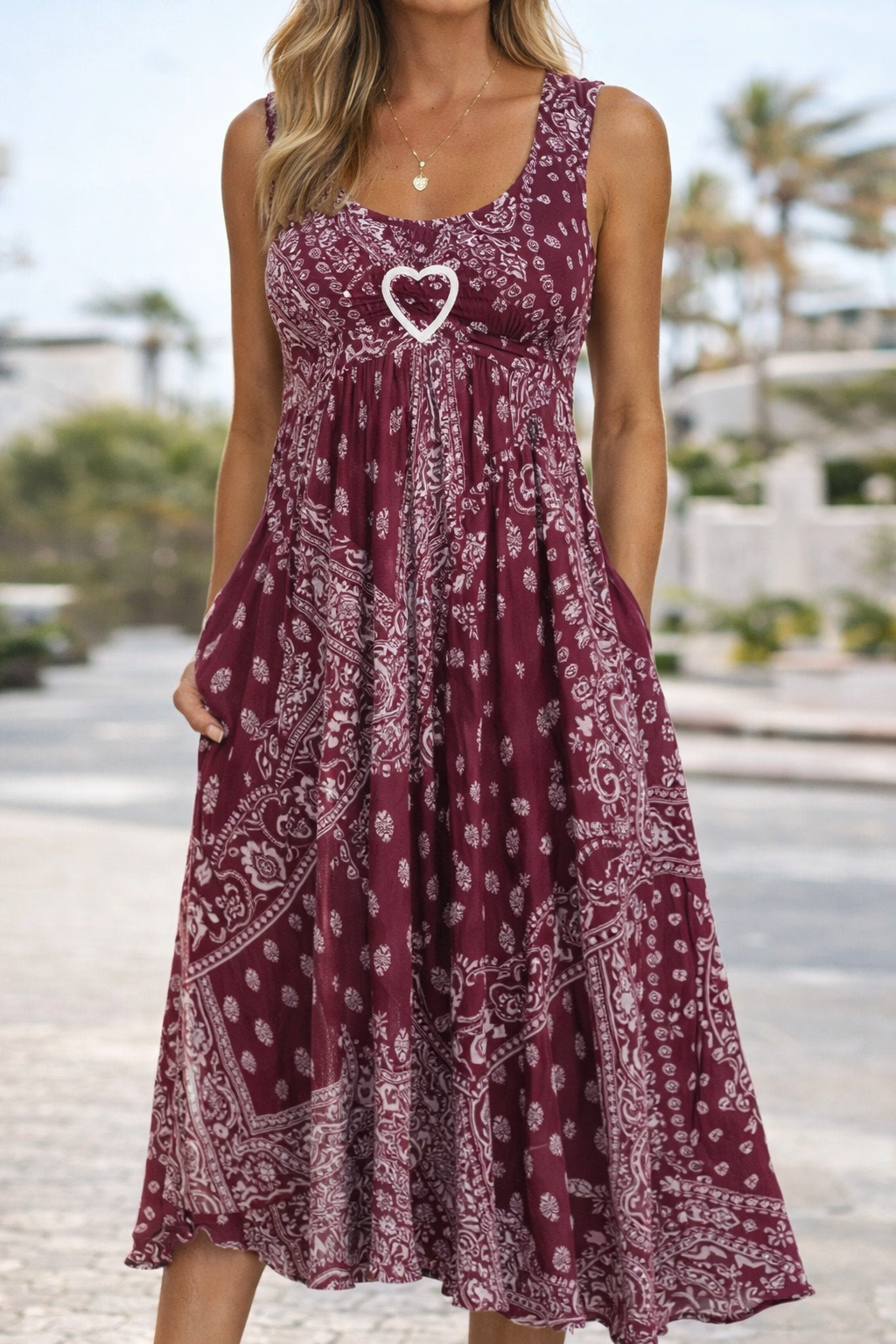 Pinterest-Inspired Sophie Laurie Heart Summer Dress